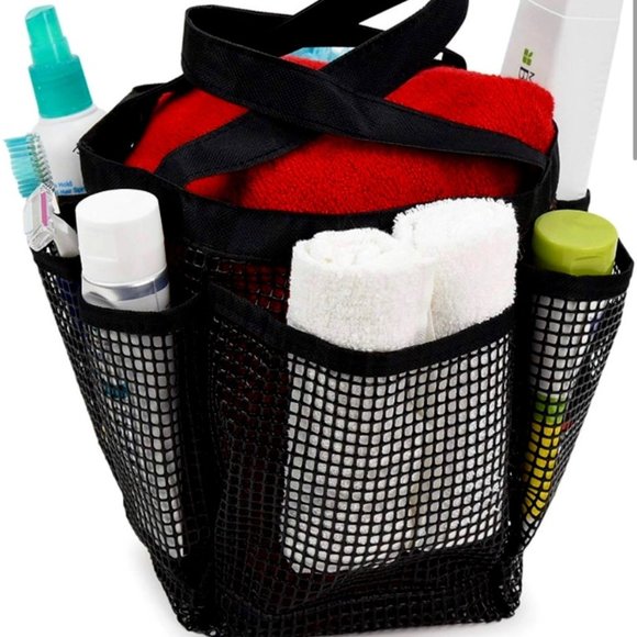 Mesh Shower Caddy Tote Portable Bag 8 Pockets-Gym Dorm Crafts FOR BUNDLING ONLY! - Picture 1 of 5